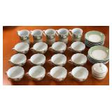 HKT071 - WEDGWOOD ENGLISH COTTAGE COLLECTION CUPS, SAUCERS AND MORE