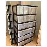 HKT124 - 6 Drawer Plastic Storage Unit