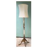 HKT300 - Ornate Antique Lamp And Shade