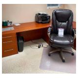 HKT030- Complete Home Office - Wooden Desk, Office Chair, Office Supplies & More
