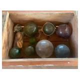 KCT020- Assorted Vintage Glass Fishing Floats
