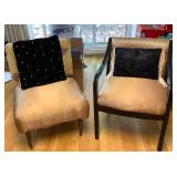KCT025 Two Upolstered Chairs