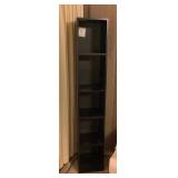 VME070 Tall Black Pressed Wood Shelf
