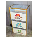 VME072 Vintage Wooden Shelves w/Cute Characters