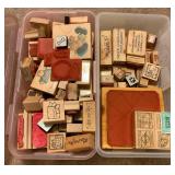 VME087 Mystery Lot Of Rubber Stamps For Crafting