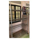 VME121 - Metal Shelving On Wheels