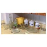 VME165 Vintage Glassware, Cannisters & More!