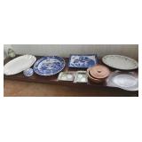 VME189 - Vintage Serving Platters, Kamani Wood Bowl & More