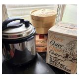 VME195 - Pressure Cooker, Bamboo Steamer And Salad Maker