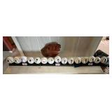 VME198 Superstars Collectible Baseballs - Griffey, Ripken & More, Spalding Glove 