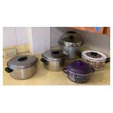 VME214 Enameled, Stainless Steel & Aluminum Pots
