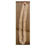 VME216-Beautiful 27" Multi-Strand Shell Necklace 