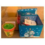 VME250-SANRIO SURPRISES! Hello Kitty Flower Pot Vintage Sanrio Character Items