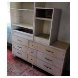 VME273 - Wooden Chest And Wall Unit
