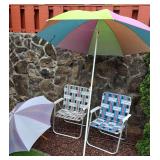 MBW020 - Life is a Beach! Beach Chairs And Umbrellas 