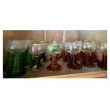 MBW038 Vintage German Wine Glasses