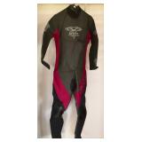 MBW048 - Full Body GUL Wetsuit Maroon And Gray