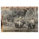 MBW072- Vintage Print - Horseback Riders