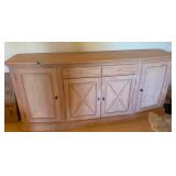 MBW086-Allegro Solid Natural Pine Wooden Buffet Cabinet