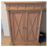 MBW093-Allegro Solid Natural Pine Wooden Vertiko Cabinet