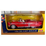 MBW119- Motor Max Die-Cast 1/24 Scale 1958 Chevrolet Impala Convertible Replica NEW in Box