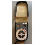 MBW128- Vintage Gossen Polysix Electronic Light Meter CdS w/Leather Case