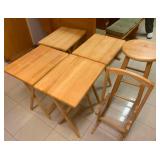 MBW154-Stool And Folding Tables w/Stand