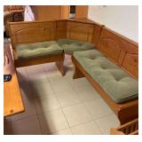 MBW158 L-Shaped Couch, Bench, Table Breakfast Nook - See Description