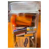 MBW159- Mystery Lot of Match Books in Glass Container - What Will You Find?