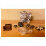 MBW180- Vintage Die-Cast Cars, Polished Stones Animal Figurines & More