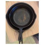 MBW205- Pair of Cast Iron Pans