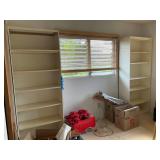 MBW211 - Two White Shelf Units