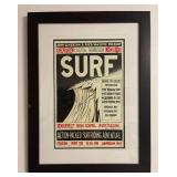 STP013 - Framed Print of 1957 "Hawaiian Surf" Movie Signed by Artist, John Severson