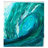 STP014 - Beautiful Original Painting by Surf Icon Jeannie Chesser