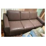 MST001 Leather-Like Sofa 86.5" x 38" x 33"