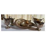 MST004- Sterling Silver Plates, Cups, Dishes Lot