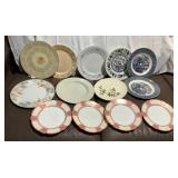 MST007 Various Fine China Plates Including Limoges - See Description
