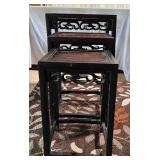 MST020- Vintage 3-Piece Wooden Side Table Set