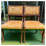 MST021- Pair of Antique Wooden Chairs