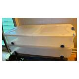 MST022 - Two Sterilite Underbed Containers w/Wheels