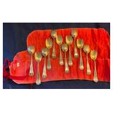 MST023 - A Dozen Antique J E Caldwell & Co. Sterling Silver Ice Cream Spoons