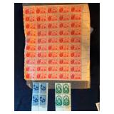 MST043 - Hawaii Stamp Collecting - Sheet of Hawaii Statehood 1959 Stamps & More