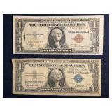 MST044 - HAWAII Stamped Silver Certificate & More Bills
