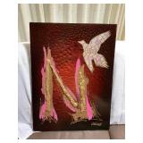 MST201 Original Impasto Painting On Canvas
