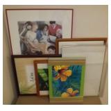 Assorted Art Prints and Frames