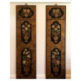 WST001 - TWO LARGE WOODEN WALL HANGINGS