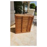 WST025 - Handcrafted Wooden Cabinet