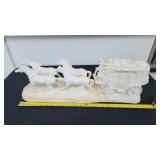 WST056 - Wells Fargo Stagecoach Plaster Sculpture 