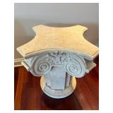WST061- Ornate Roman Column Side Table