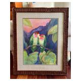 WST098- Gwen Hanson Water Color Love Birds